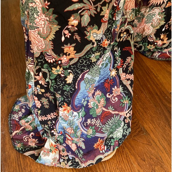Floral print flare leg pants - Picture 9 of 10